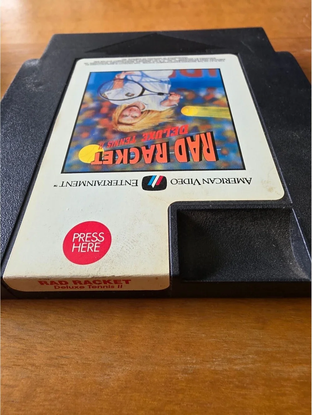 Rad Racket Deluxe Tennis II (Nintendo NES) Authentic Cart Only Tested & Works